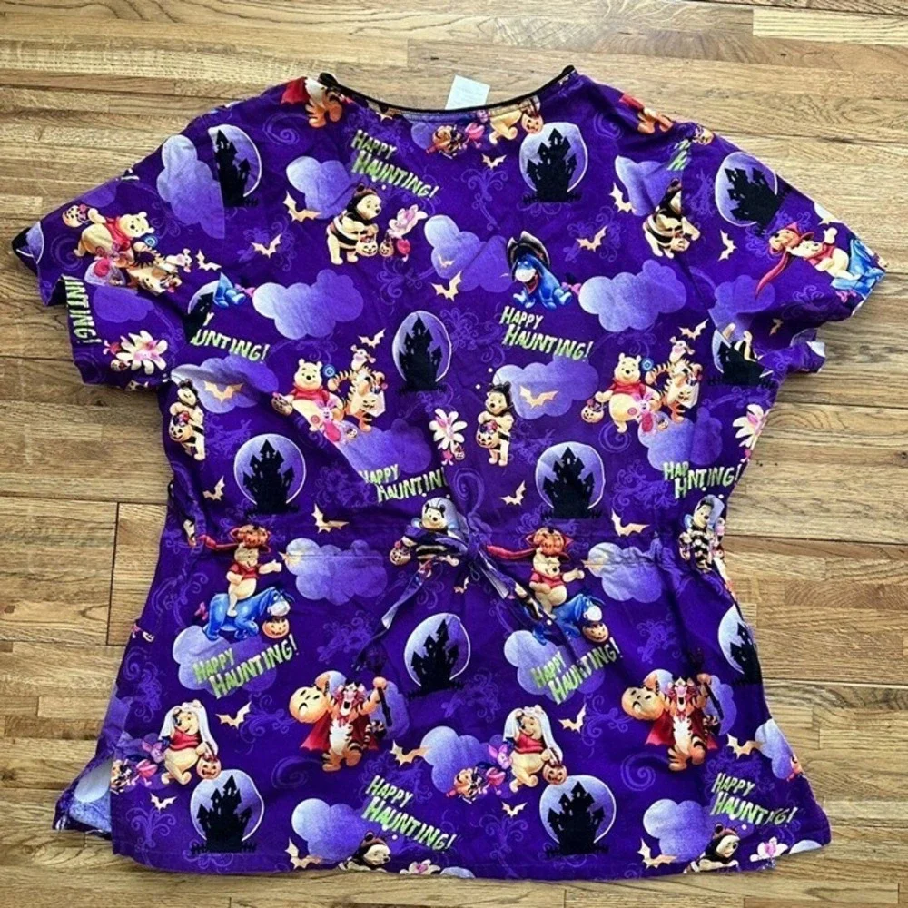 Disney Winnie the Pooh and Friends Halloween Happy Haunting 2 pocket Tie-back Sc